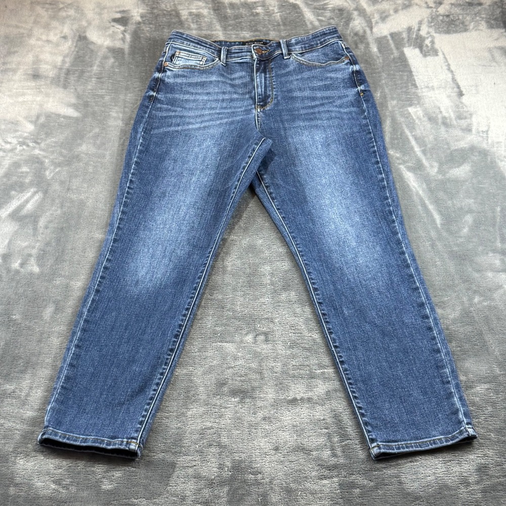 Judy Blue Los Angeles Slim Fit Jeans Medium Wash High Rise JB82549DK Sz 11/30